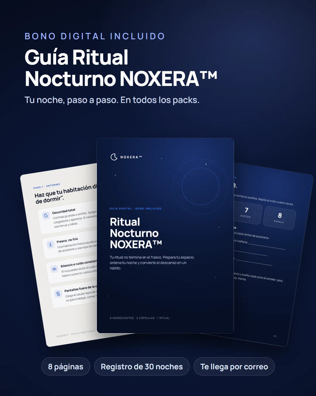 Guía Digital Ritual Nocturno NOXERA incluida en todos los packs